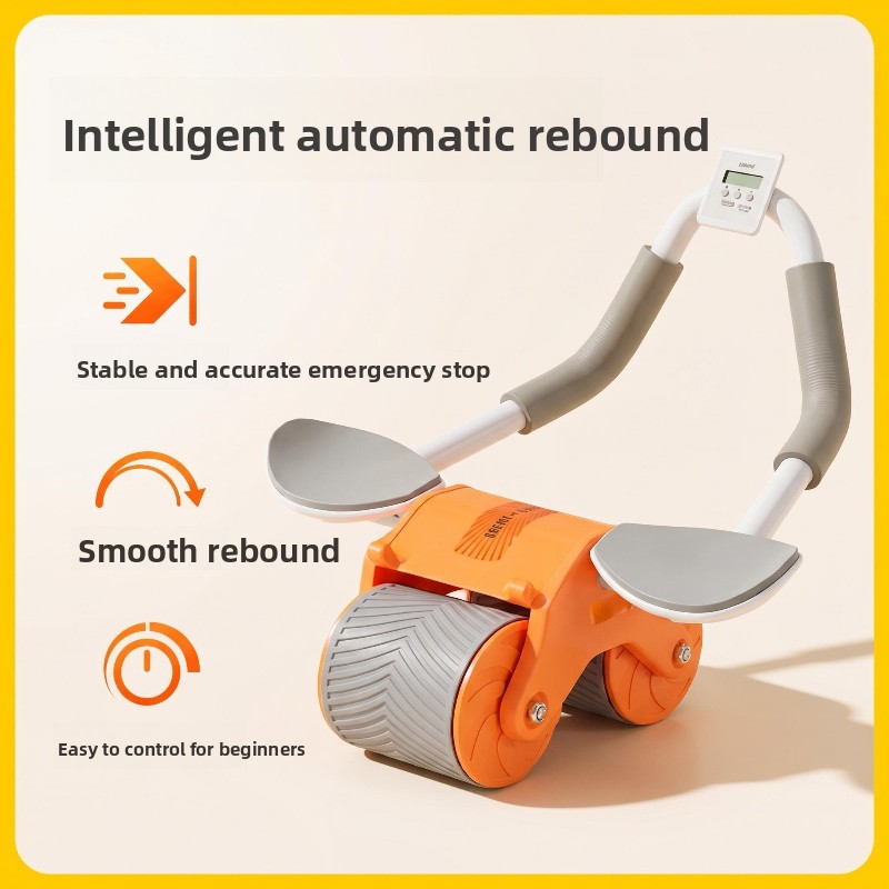 Ab Roller Wheel With Elbow Support - Appareil de fitness abdominal à roulettes