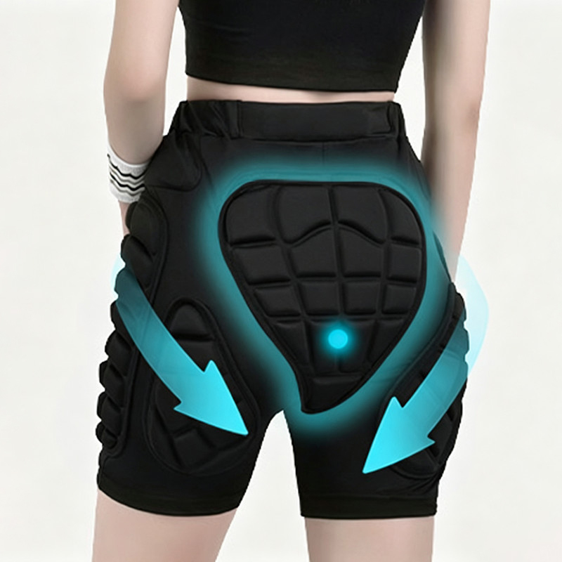 Cycling - Shorts rembourrés et genouillères, protection 3D