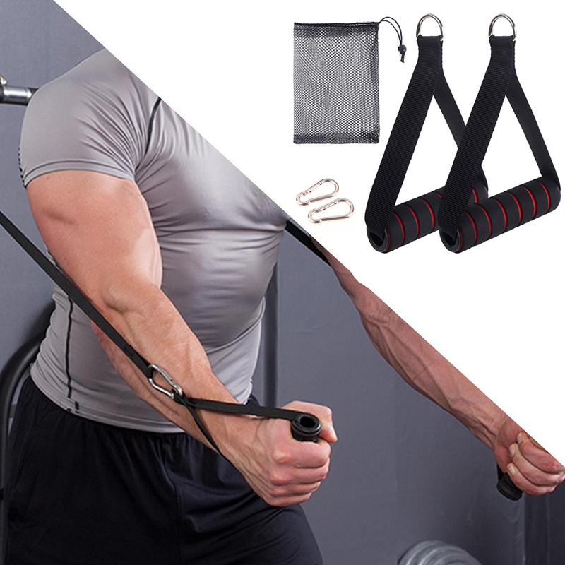 Resistance Bands Set With Handles - Poignée robuste pour machine à câble