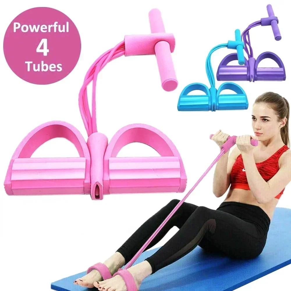 Resistance Bands Set With Handles - Bandes élastiques de résistance de niveau