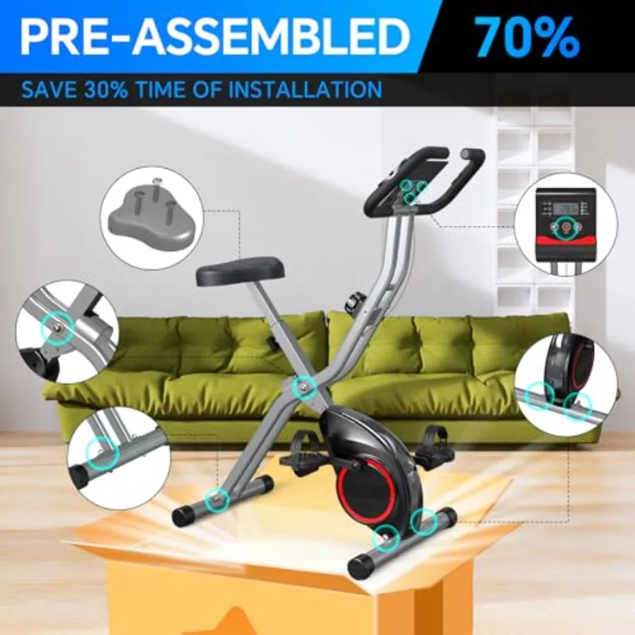 Vélo d'exercice pliable pour p - Exercise Bike Magnetic Resistance avis et prix