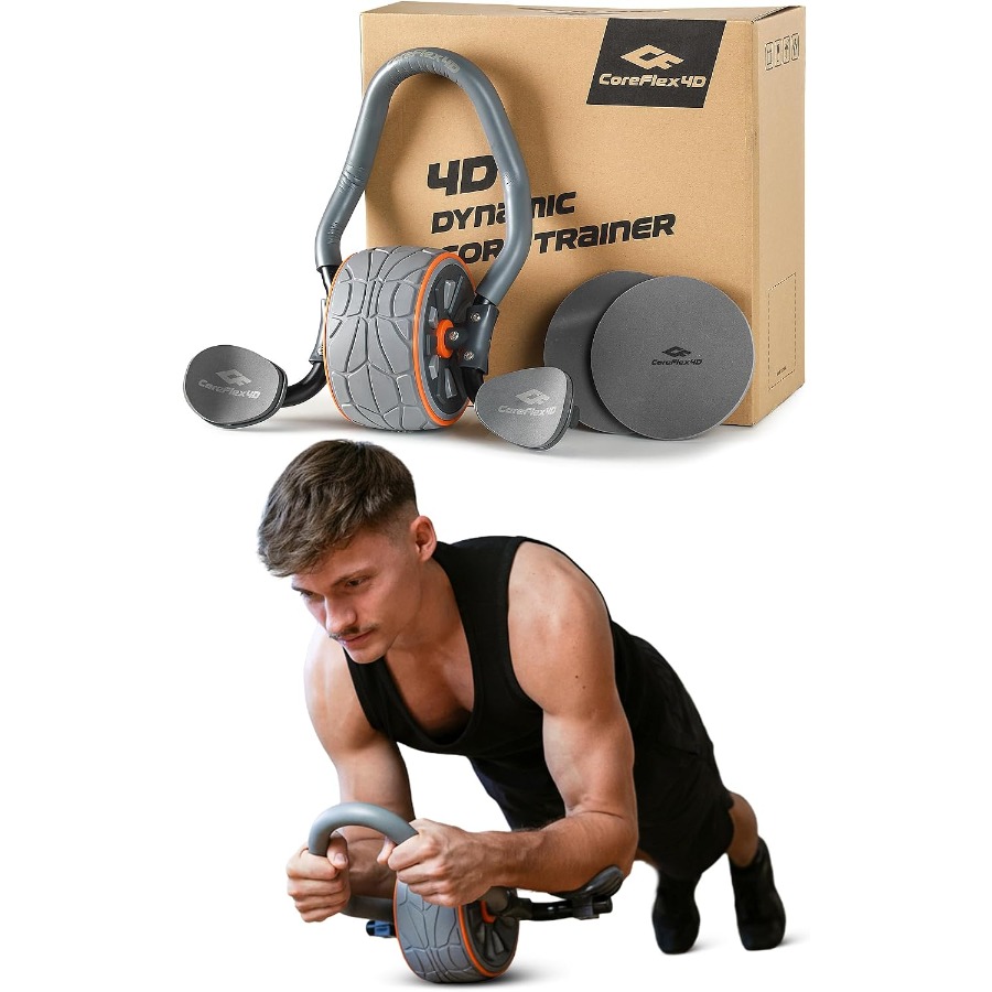 Roue abdominale CoreFlex4D ave - Ab Roller Wheel With Elbow Support avis et prix
