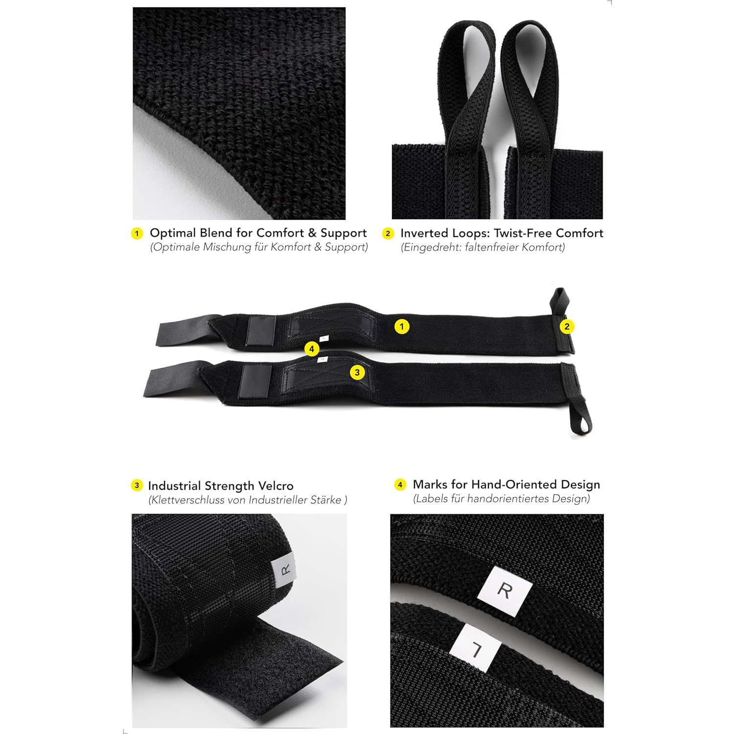 ‌ Bandes de poignet réglables  - Wrist Wraps Weightlifting Support avis et prix