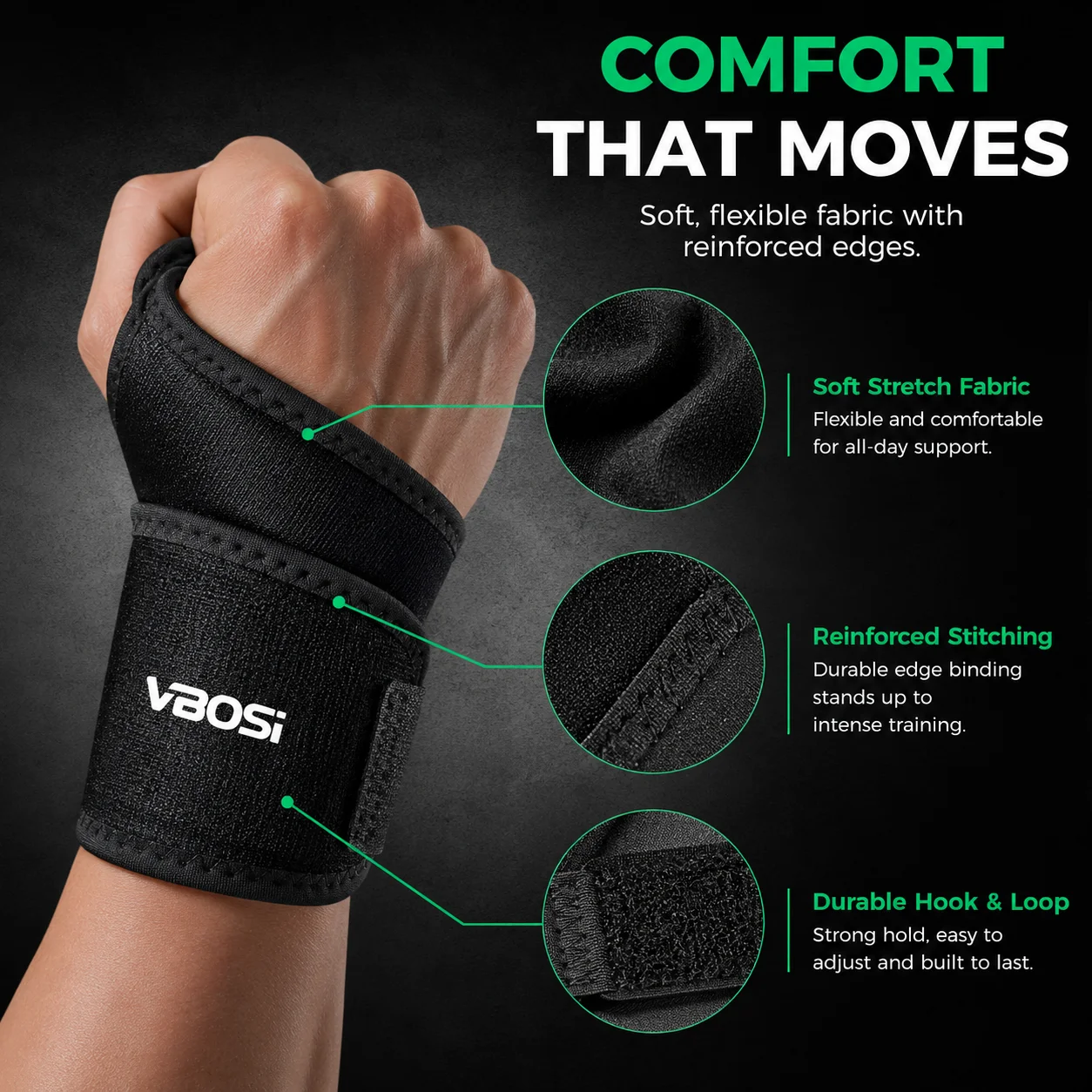 Attelle de soutien réglable VB - Wrist Wraps Weightlifting Support avis et prix