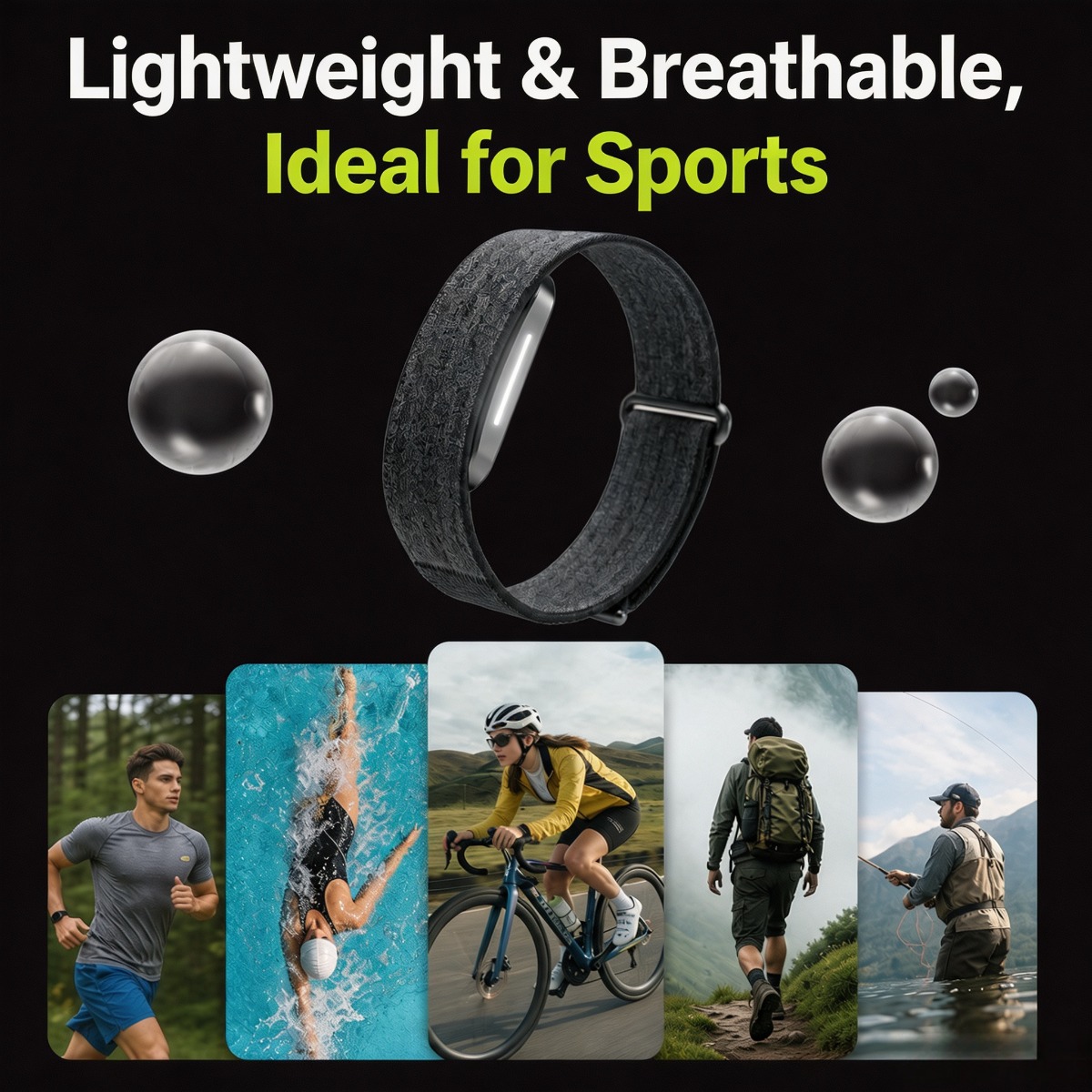 Bracelet respirant en nylon lé - Resistance Bands Set With Handles avis et prix